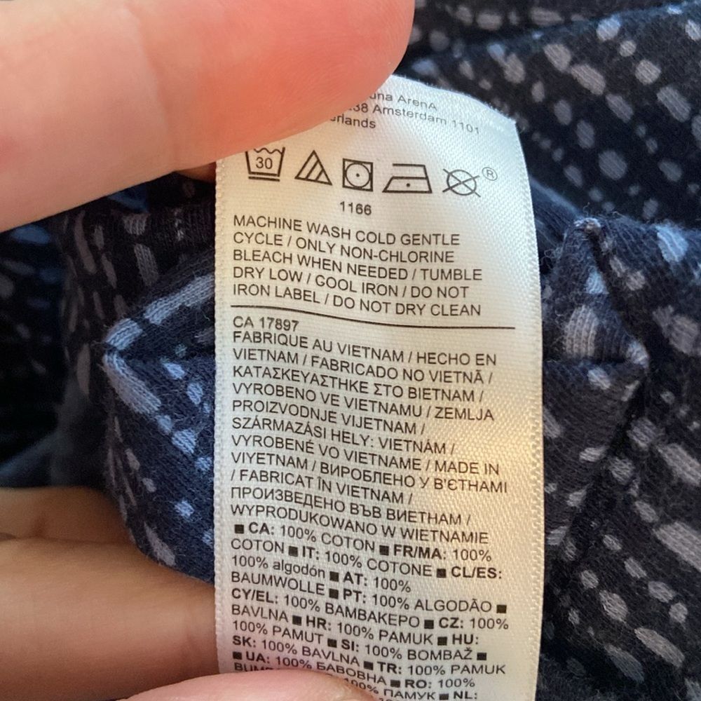 Athleta Blue Organic Daily Crew Tee T-shirt Size XL - Picture 8 of 8
